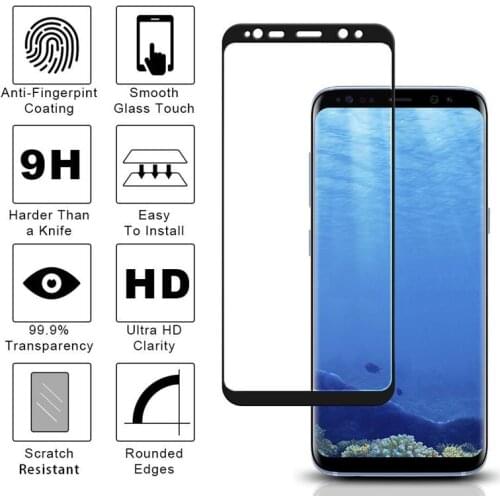 3D Tempered Glass For Samsung Galaxy A8 Plus 2018 Full Screen Cover Explosion-proof Screen Protector Film For SM-A730F