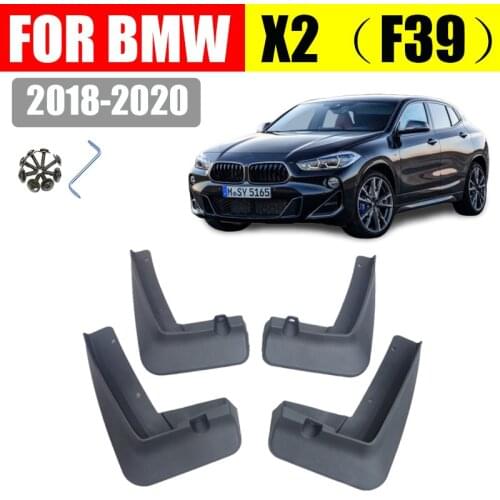 Car Mud Flaps Front Rear Mudguards Splash Guards Mud-flap Car Fenders Set Fit For BMW X2 F39 2018-2019