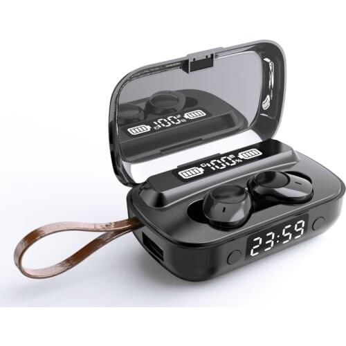 Bluetooth Headset TWS 5.1 NEW ultra-long Standby Mobile Phone Headset 2500mAh Stereo Wireless E headset Binaural Sports Headset