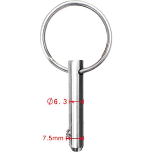 316 Stainless Steel Quick Release Pin 1/4" Marine Fitting Hardware - Boat/Bimini Top