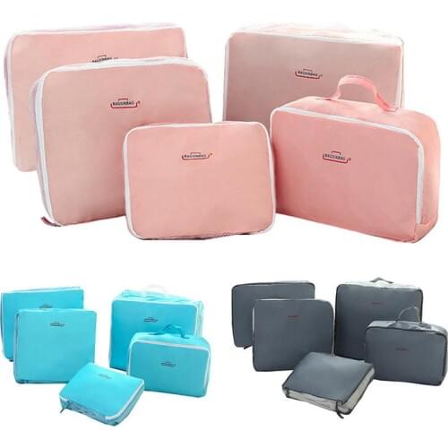 Travel Storage Bag 5-piece Set Underwear Socks Separate Organizer Home Clothes Cosmetics Organizer Outdoor Suitcase Storage Bag