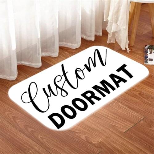 Dropshipping Door Mat Entrance Mat Custom Doormats Funny Bath Room Fluffy Mats Floor Mat Non-slip Doormat Machine Washable