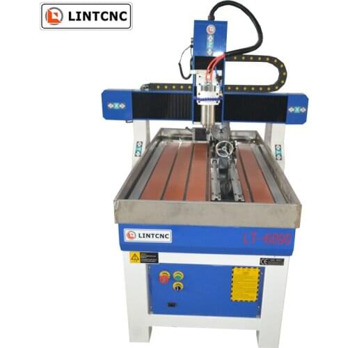 CNC Router 6090 4 Axis 2.2KW Wood Metal Engraving Cutting Milling Machine Price With Water Cooling System