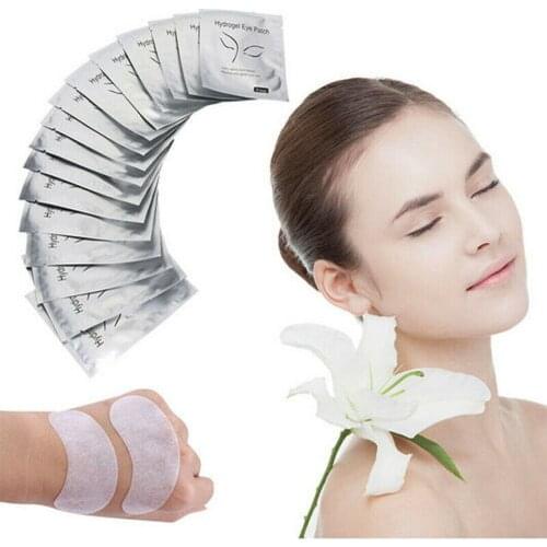 50Pairs/Set Grafted Eyelash Hydrogel Under Eye Gel Pad Patch Mask Sticker Face Eye Patch Gasket For Grafting Planting Eyelashes