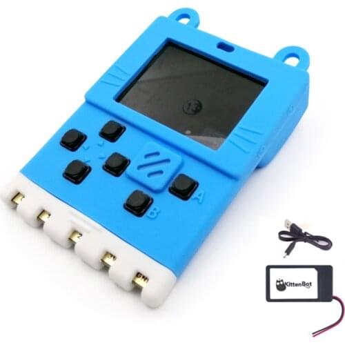 Meowbit Card-Sized Retro Video Game Pad for Microsoft Makecode Arcade and Python Compatible Micro:bit Expansion Board