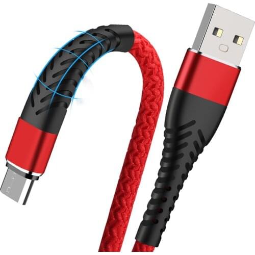 1 2 3m Fast Charge Data Type C Micro USB C Cable For Samsung S20 S10 S9 Huawei Xiaomi Type-c Charger long Mobile Phone Wire Cord