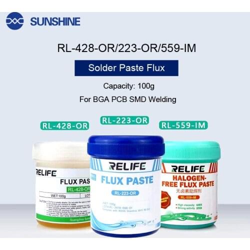 100g High Quality Solder Paste Flux Viscosity Imported Rosin Welding For Phone Mainboard BGA SMD PCB Reballing Repair