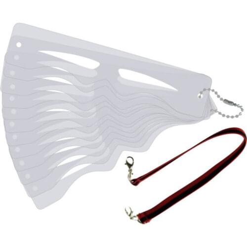 2020 Rushed Microblading Accesories Permanent Makeup Tebori One Word Eyebrow-shaped Permanent Mold Template Design Thrush Card