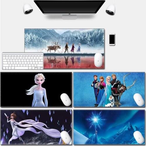 Computer Mousepad Play Mat with Locking Edge High Quality Durable Elsa Beautiful Dress