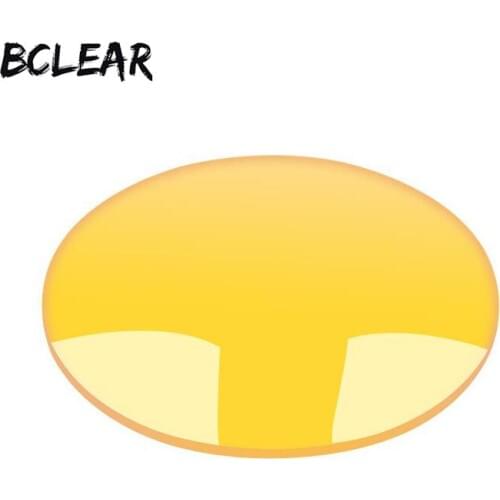 BCLEAR 1.49 Night vision polarized yellow myopia lens driver safe driving special lens customized prescription diopter lenses