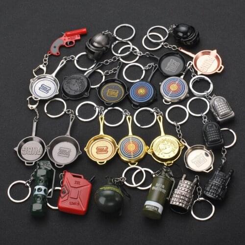 Fashion keychains weapon pot key chians keyrings game gift accessories
