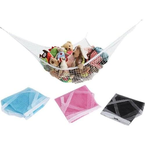 Soft Large Toy Hammock Mesh Kids Baby Bedroom Storage Nursery Teddy Bear Net Child Organizer Stuffed Towels Tidy Soft Storage