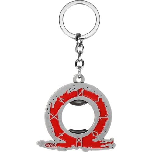God of War 4 Beer Bottle Opener Kratos Axe Key Chain Portable Can Openers Beverage Beer Bottle Opener Wedding Party Favor Gifts