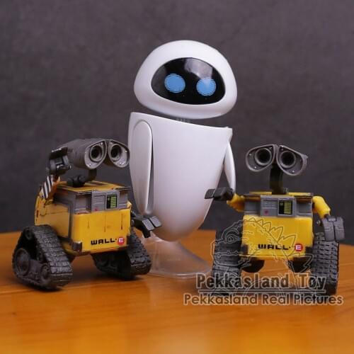 Wall-E Robot Wall E EVE PVC Action Figure Collection Model Toys Dolls 6cm 3 Types