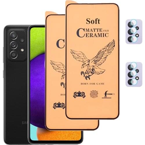 Samsung A52 Matte Film For Samsung Galaxy A52 5G Screen Protector Samsung A 52 S20 FE S21 Ceramic Glass Samsung A52 Frosted Film