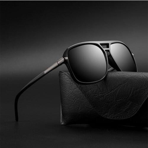 Retro Polarized Sunglasses Men Women Brand Designer Business Driving Sun Glasses Male Female Vintage Goggles Square