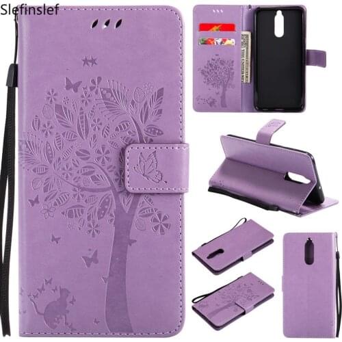 Light Purple Leather Flip Case Cover For Huawei Honor 4A 4X 5C 5X 6A 6X 7 7A 7C 7i V8 V10 8 9 10 Lite Nexus 6P Nova 2i