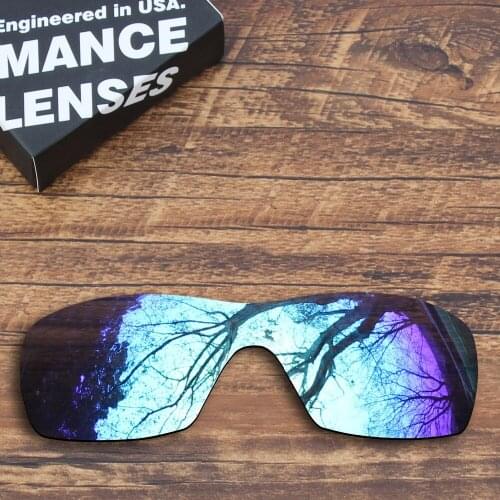 ToughAsNails Polarized Replacement Lenses for Oakley Dart Sunglasses Blue Mirrored (Lens Only)