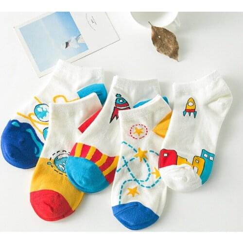 1Pair/lot New Wholesale Summer Spring Style Lovely Cartoon Cotton Socks For Women Girls Fashion Slippers Ladies Ankle Meias A116