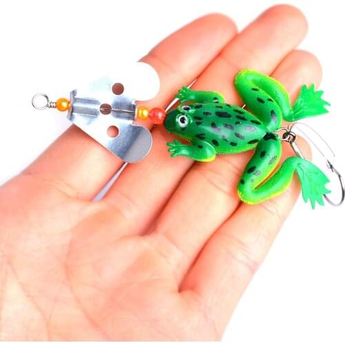 1pcs Hard Soft Frong Fishing Lure 9cm 5.8g Topwater Crankbait Wobblers Isca Artificial Bait For Bass Carp Pikes Lures