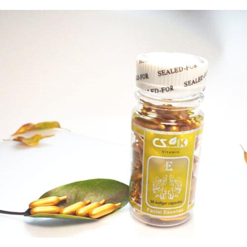 2bottle serum facial vitamins c Capsule vitamin e essence oil Ve Face Freckle Spot skin care serum skin whitening serum centella