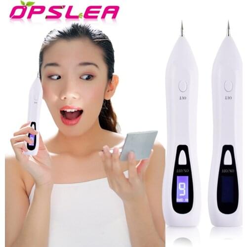6 Level LCD Laser Skin Spot Remover For Face Wart Mole Tattoo Removal Pen Skin Care Facial Freckle Cleaning Beauty Machine Salon