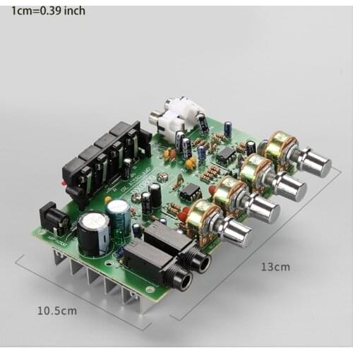 77JC 40W+40W 2.0 DIY Speaker Amplifier Board with TDA 8944/8946 Chip & DC12V-2A Equipped with Dual Filter Capacitors