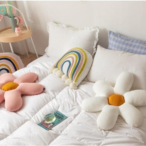 Flower Shape Throw Pillows Cheap Car Seat Cushions Home Decor,Thicken Office Chair Cushion Decorative Pillows for Sofa