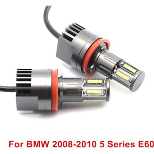 For BMW 2008-2010 5 Series E60 LED angel eyes light IP65 Day light LED Marker 6000K Ultra Bright High Power