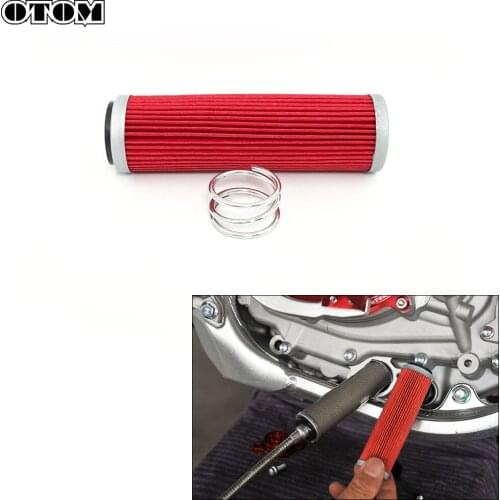 OTOM Motorcycle Engine Oil Filter Imported Filtration Paper For ZONGSHEN NC250 NC450 Off-Road Motocross Dirt Bike Pit Bikes Part