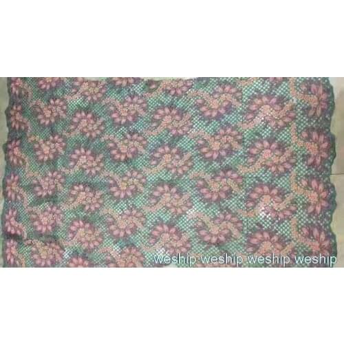 High-quality lace Embroidered fabric Hollow out cloth for dress African skirt