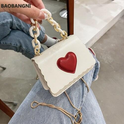 Small Bag Female New Fashion Personality Small Love Small Square Bag Leisure Portable One Shoulder Messenger Bag