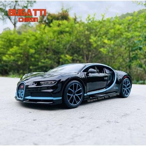 Maisto 1:24 Alloy Bugatti Chiron Super Sports Car Model Toy Die Cast Pull Toys Vehicle For Children Kids Gift