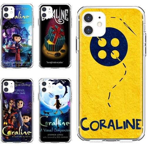 Cartoon-Coraline-Movie-Art For Huawei Nova 2 2i 3 3i Y3 Y5 Y6 Y7 Y9 Prime 2015 2016 2017 2018 2019 Soft Cases
