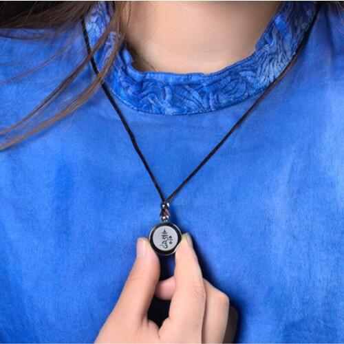 Openable Religious Pendant Double Sides Logo Custom Necklace Small Bottle Special Gift