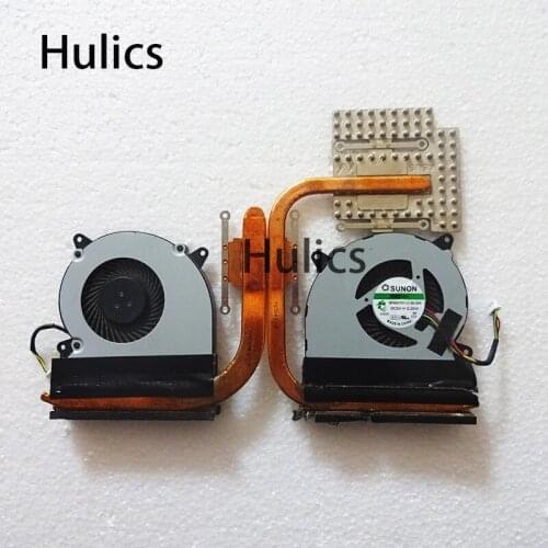Hulics Original CPU COOLING FAN FOR ASUS N550 N550J N550JA N550JK N550JV N750 N750J N750JV N750JK G550J G550JK N550L heatsink