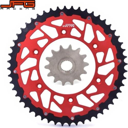 Motorcycle CNC 13T 14T Front 47T 48T 51T 52T Rear Chain Sprocket For HONDA CR125R 2004-2007 CRF250R CRF250X 2004-2016