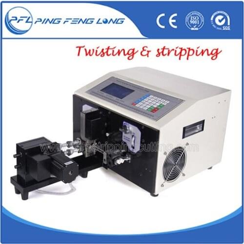 PFL-06 Automatic Cable Wire Twisting Machine/Copper Twisting Stripping Machine