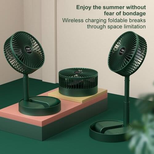 2021 New USB Charging Handheld Small Fan Portable Outdoor Mini Creative Desktop Office Folding Telescopic Fan