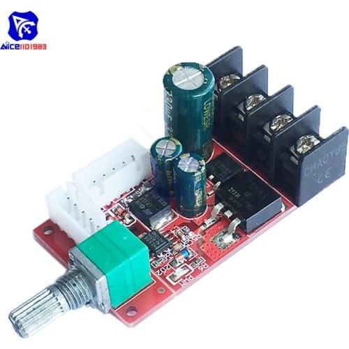 DC 10 -50V 15A 300W DC Motor Speed Controller Rotary Potentiometer with Knob Cap Switch 40CM Cable