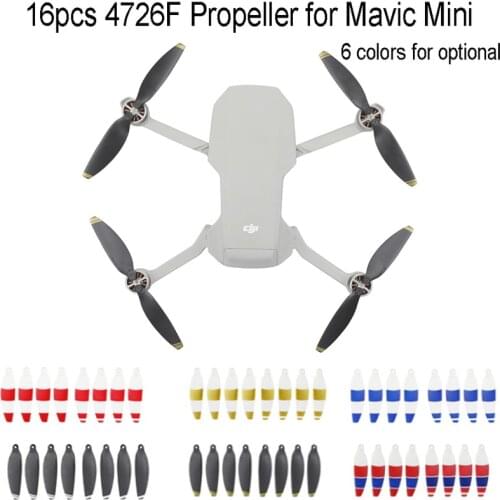 16Pcs Mavic Mini Propeller Lightweight 4726F Propellers Low Noise Mini Drones Blades Props for DJI Mavic Mini Accessories