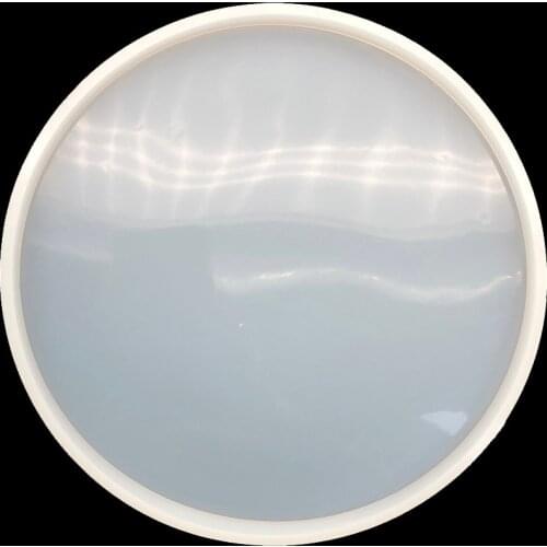 Transparent Liquid Silicone Resin Mold Round Shape Large Tray Molds For DIY Jewelry Making