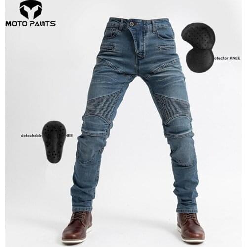 Motocross Pants PK 718 Motorcycle Pants Men Moto Jeans Protective Gear Riding Touring Motorbike Trousers Motocross Pants