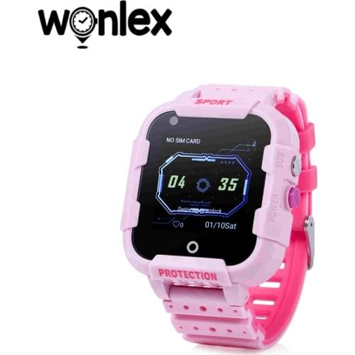 Wonlex New Model KT12 Android GPS/WIFI SOS Waterproof IP67 Swimming Sport Smartwatch IPS Touch Screen 4G Magnetic Charging Watch