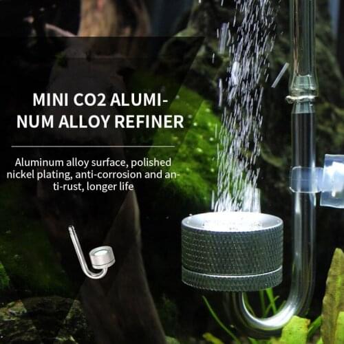 Super CO2 Diffuser Stainless Steel CO2 Atomizer Ceramic Replacement Exchange Aquarium Plant Tank Carbon Dioxide Atomizer