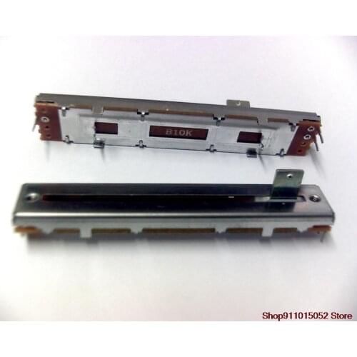 High quality straight sliding potentiometer total length 128MM stroke 100MM B10K single push rod