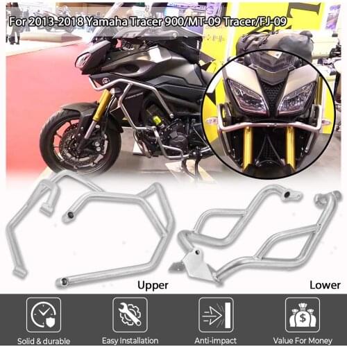 For Yamaha MT09 Tracer 900 FJ09 Crash Bar Engine Cover Case Guard Body Bumper FallIing Protection 2013-2020 2015 2016 2017 2018