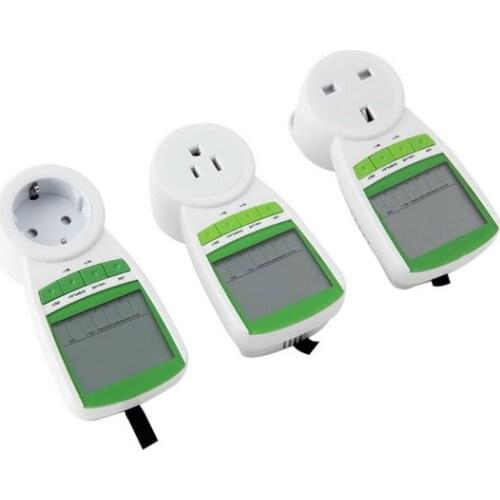 10 pieces EU Plug Electric Energy Saving Power Meter EU Meter Wireless Watt Consumption Monitor Analyzer