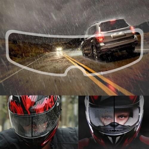 2021 New Universal Motorcycle Helmet Clear Rainproof Film Anti Rain Patch Screen for K3 K4 AX8 LS2 HJC MT Helmets