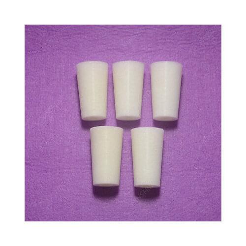 22# Tapered Silicon Bung Stopper,Test Tube Hollow Plug Intake Hose,5PCS/LOT